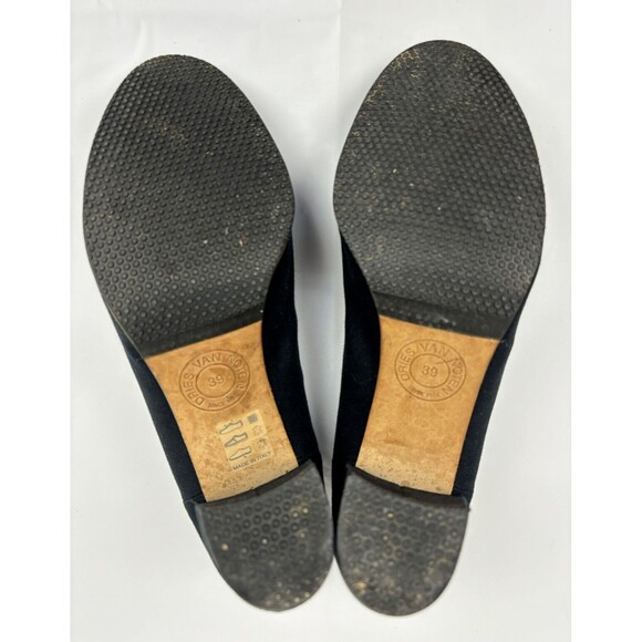 Dries Van Noten Dark Navy Heels - Picture 10 of 12